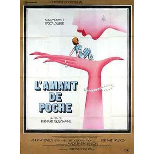 L'amant De Poche - 1978 - Bernard Queysanne, Mimsy Farmer, Pascal Sellier - 116x158cm - Affiche Cinéma Originale - Envoi Plié