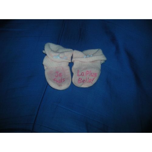 Chaussons Bébé Fille Taille Unique.