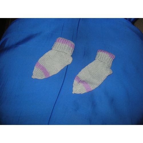 Chaussons Bébé Mixte Taille Unique.