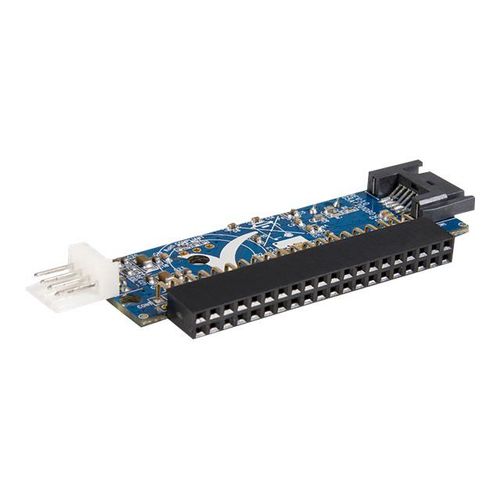 StarTech.com Adaptateur convertisseur IDE vers SATA 2,5" ou 3,5" - Plug-and-play - 1x IDE mâle - 1x SATA plug - 1x SP4 mâle - Contrôleur de stockage - 1 Canal - ATA - 133 Mo/s - SATA - pour P/N:...