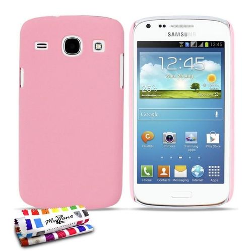 Coque Samsung Galaxy Core Le Pearls Rose Silicone Rigide (Tpu)
