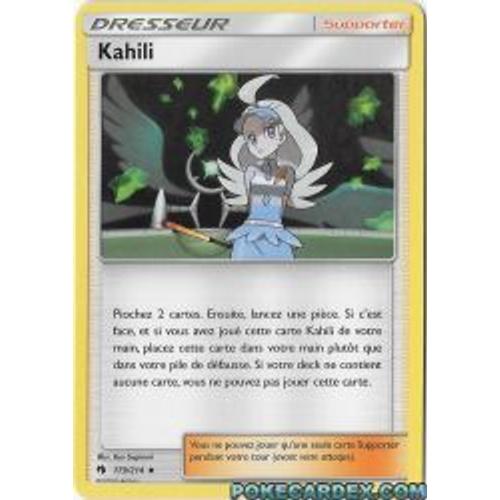 Carte Pokémon Francaise. Kahili 179/ 214 Tonnerre Perdu