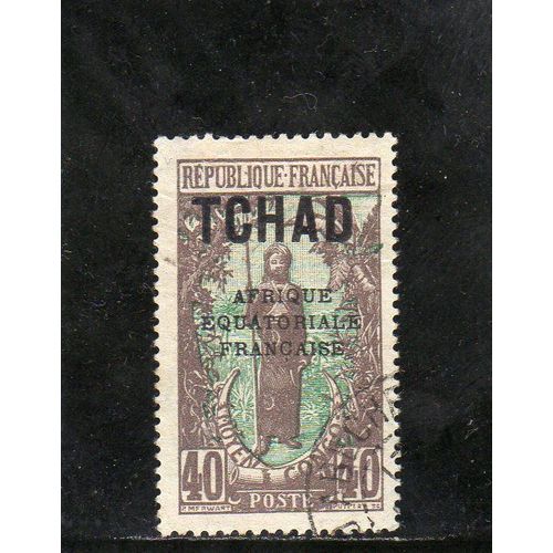 Timbre-Poste Du Tchad (Femme Bakalois)