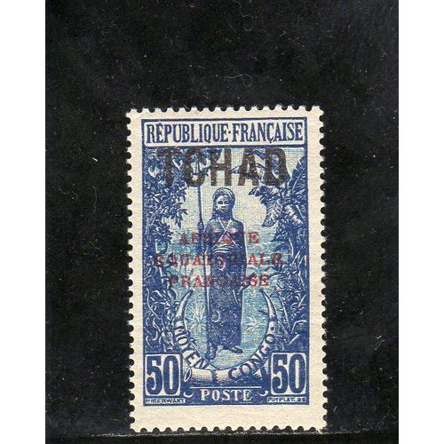 Timbre-Poste Du Tchad (Femme Bakalois)