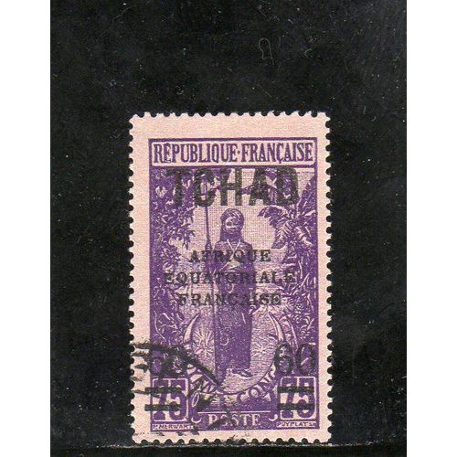 Timbre-Poste Du Tchad (Femme Bakalois)