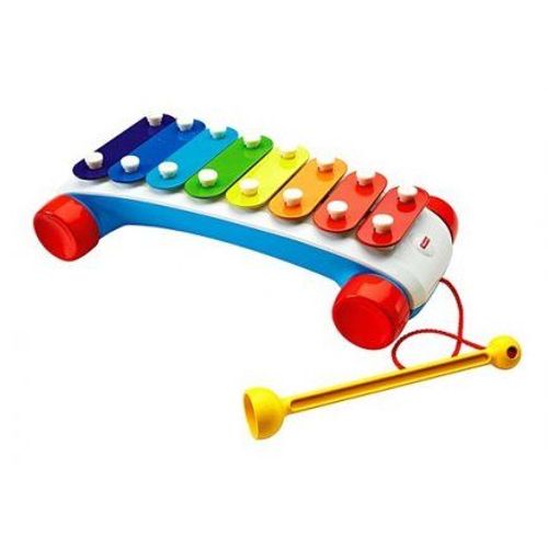 Xylophone A Roulettes 8 Touches Arc-En-Ciel Fisher Price - Jouet Musical 18 M+