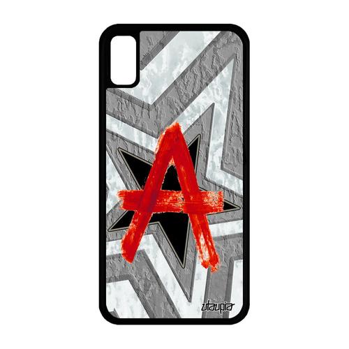 Coque Silicone Iphone Xr Anarchie Rouge Communisme Communiste Populaire En Iphone Xr