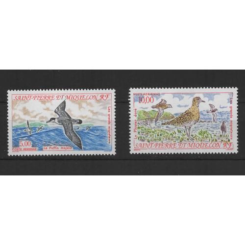 Saint-Pierre-Et-Miquelon, Timbres-Poste Aérienne Y & T N° 72 Et 73 Les Grands Migrateurs, 1993