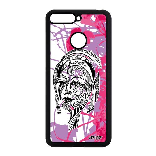 Coque Pour Honor 7a Silicone Femme Rigide Fille Florale Souple Fleur Rose Nature
