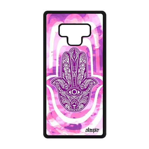 Coque Silicone Note 9 Main De Fatma Antichoc Rose Cover Fille Samsung Galaxy Note 9