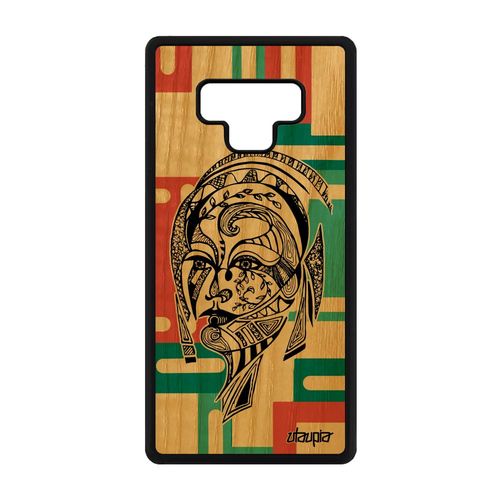 Coque Samsung Note 9 Bois Silicone Femme Fee Telephone 4g Ethnique Vert A Samsung Galaxy Note 9