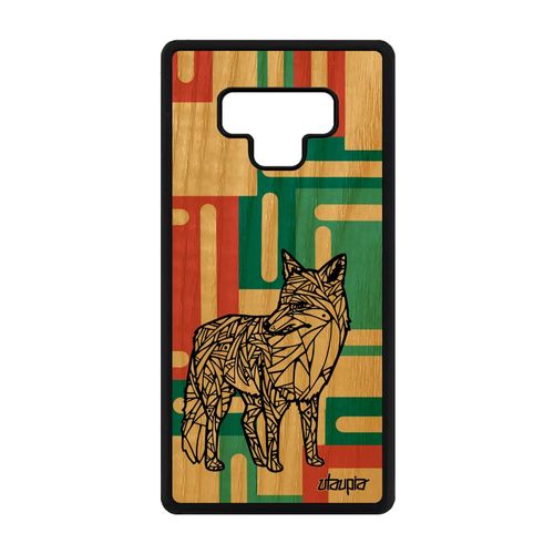 Coque Pour Note 9 Bois Silicone Renard Rusé Vert Femme Ethnique A Samsung Galaxy Note 9
