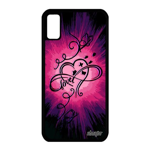 Coque Iphone Xs Silicone Infini Love Swag Case Soleil Rose Amour Unique De Iphone Xs