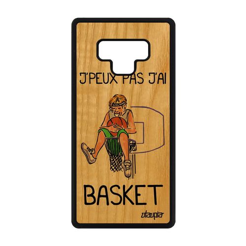 Coque Humour J'peux Pas J'ai Basket Samsung Note 9 Bois Silicone Vert Tpu Samsung Galaxy Note 9