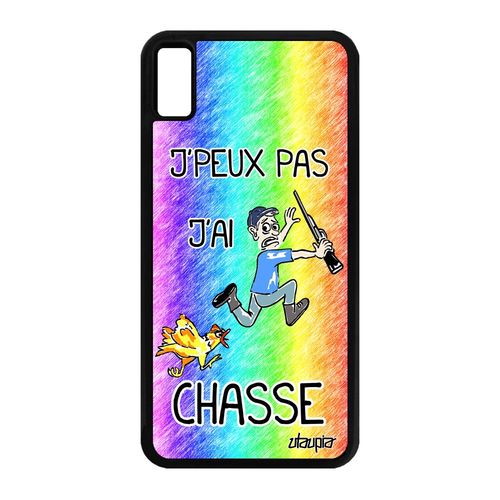 Coque Iphone Xs Max Silicone J'peux Pas J'ai Chasse Portable 4g Vert Drole Iphone Xs Max
