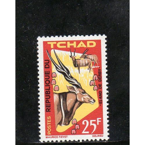 Timbre-Poste Du Tchad (Protection De La Faune)
