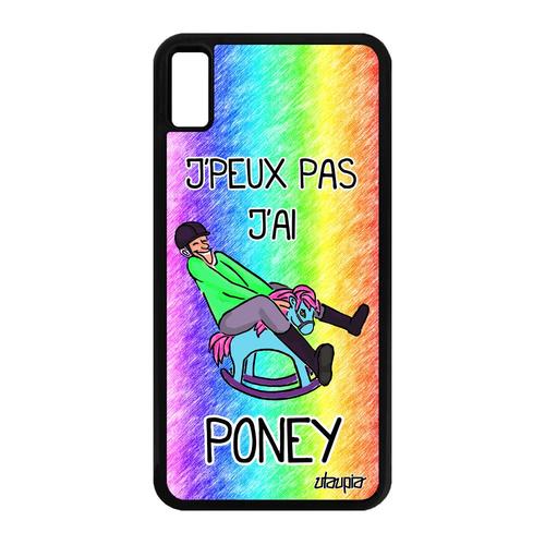 Coque Pour Iphone Xs Max Silicone Humour J'peux Pas J'ai Poney 512 Go Vert Iphone Xs Max