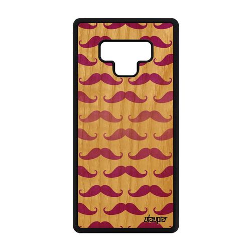 Coque Silicone Samsung Note 9 Bois Moustache Design 4g Fille Rose Couleur Samsung Galaxy Note 9