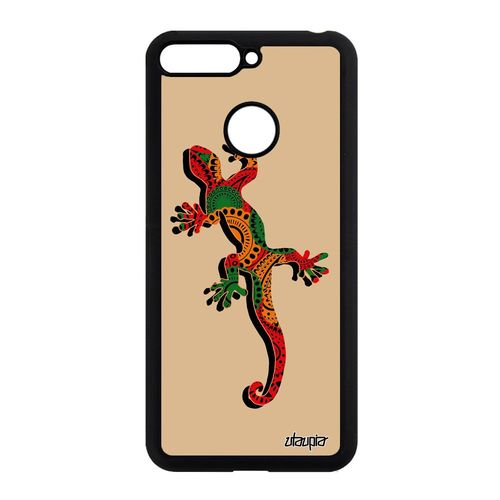 Coque Silicone Salamandre Pour Honor 7a Jaune Hippie Animal Portable Reptile 4g