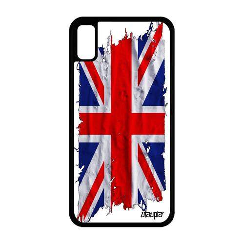 Coque Pour Iphone Xr Silicone Drapeau Union Jack Angleterre Anglais Mobile Iphone Xr