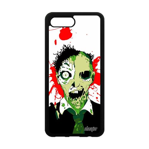 Coque Pour Honor 10 Silicone Mort Vivant Design Vert Tache Antichoc Paranormal A
