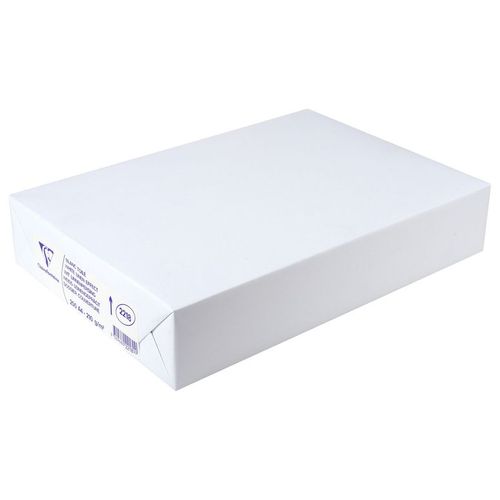 Clairalfa Ramette 250 Couverture Reliure 210g A4 210x297 Mm Certifié Pefc Blanc Toilé