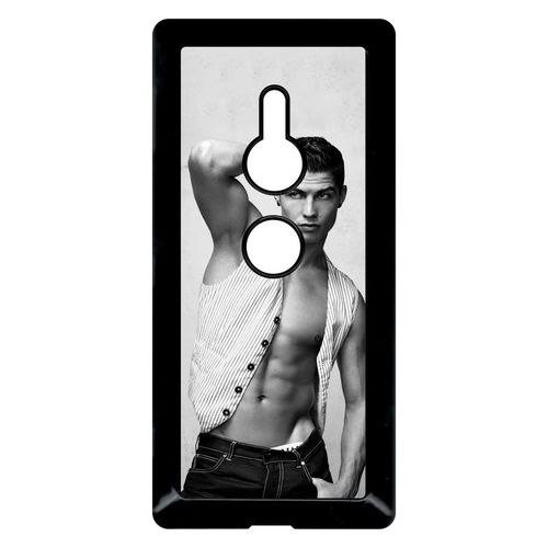 Coque Xperia Xz2 - Cr7 Cristiano Ronaldo Body Beau Gosse - Noir