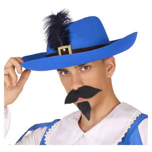 Chapeau De Mousquetier Bleu (Taille Unique Adulte)