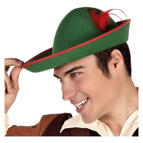 Chapeau De Robin Des Bois Vert (Taille Unique Adulte)
