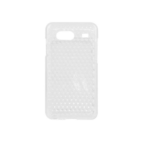 Coque Samsung Galaxy S Advance Transparent Croisillons Silicone Semi-Rigide (Tpu)
