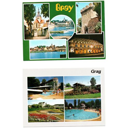 Lot De Deux Cartes Postales De Gray - Haute Saône
