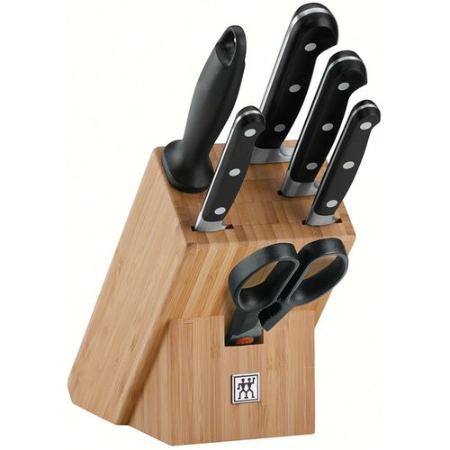Bloc De Couteaux, Bambou, 7 Pièces, Zwilling Professional S