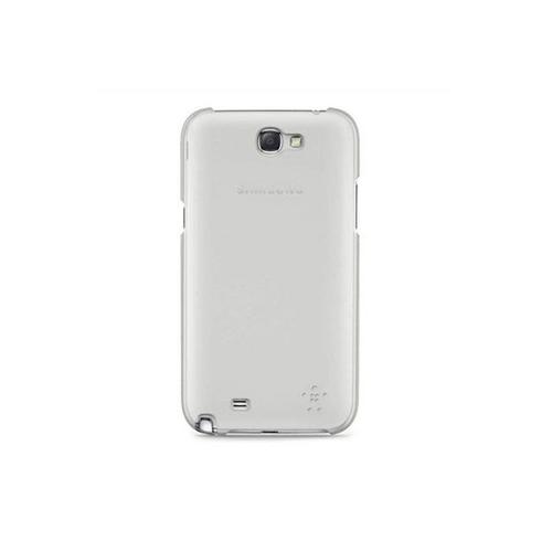 Coque Samsung Galaxy Note 2 Transparent Mat Silicone Rigide (Tpu)