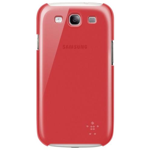Coque Samsung Galaxy S3 Rouge Shield Sheer Silicone Rigide (Tpu)