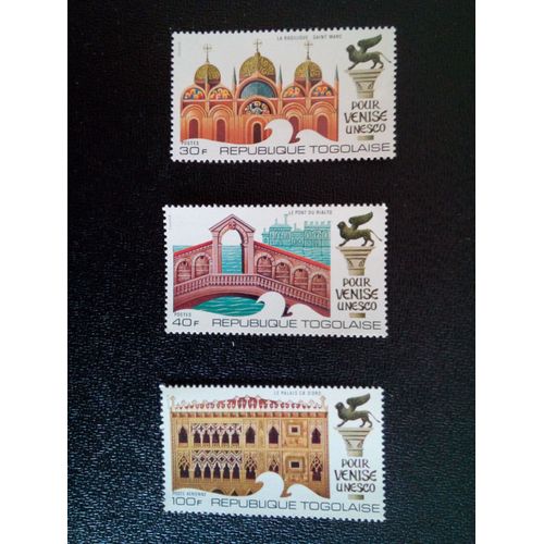 Timbre Togo Yt 735-736 Et Pa 173 Séries: Unesco - Venise Sauver 1972