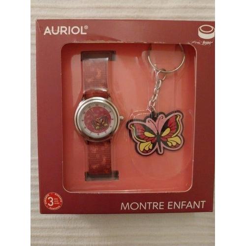 Montre-Bracelet Enfant Papillon Rose Auriol