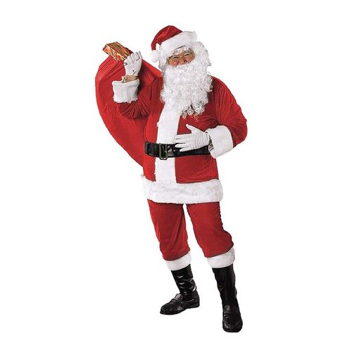 Déguisement De Père Noël Premium Pour Homme (Taille M/L)