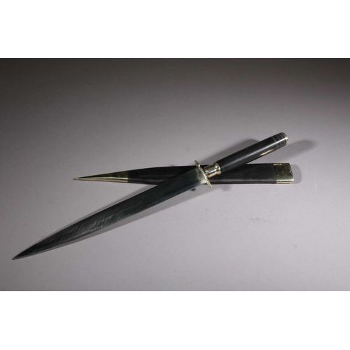 Stylet Corse Manche En Ébène