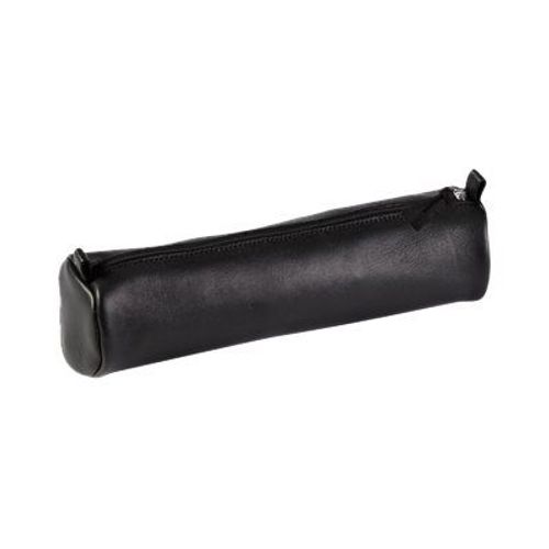 Clairefontaine Cuirise - Trousse - Cuir Véritable - Noir