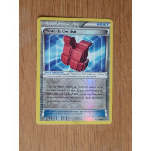 Carte Pokemon Dresseur Brillante Veste De Combat 133/162 Série Impulsion Turbo