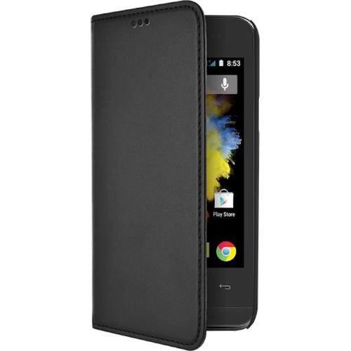Etui Folio A Rabat Wiko Goa Noir Eco-Cuir (Pu)