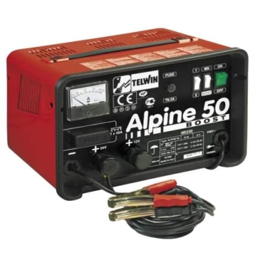 Telwin - Chargeur de batterie 230V 12-24V - ALPINE 50 BOOST