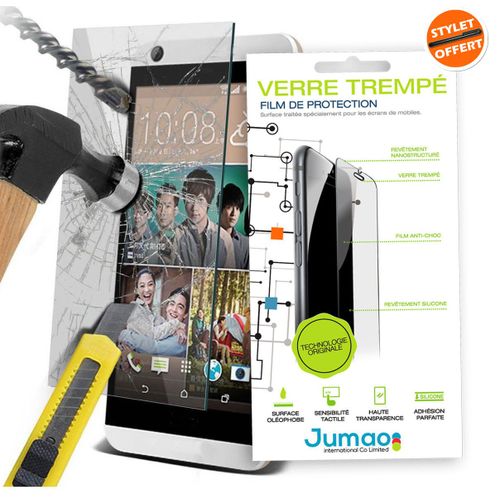 Lot De 2 Film Protecteur Verre Trempé Pour Oneplus 6t 6.41", Stylet Offert -Jumao-