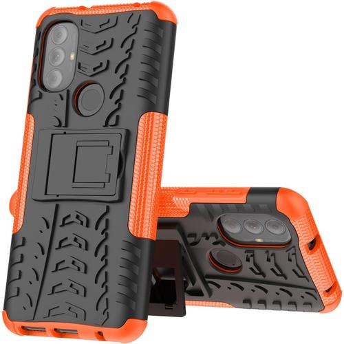 Coque Pour Motorola Moto G Power 2022 Protection Militaire Shockabsorption Et Antirayures Amovible 2 En 1 Coque De Motorola Moto G Power 2022. Hyun Orange