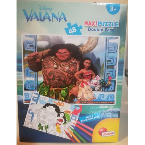 Maxi Puzzle Double Face Vaiana 48 Pièces