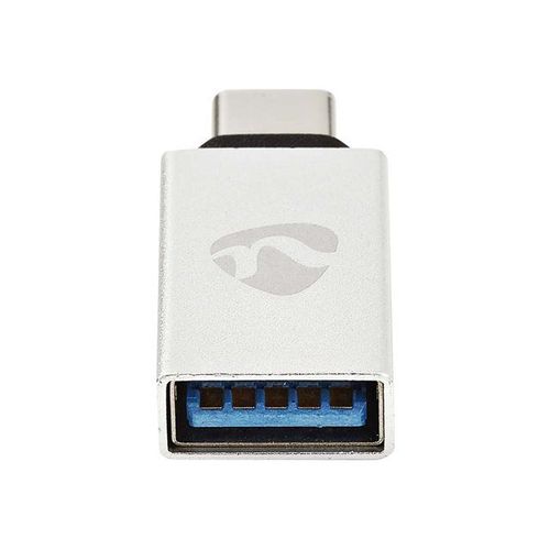 Nedis - Adaptateur USB - 24 pin USB-C (M) pour USB type A (F) - USB 3.0 - aluminium