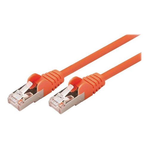 Nedis - Câble réseau - RJ-45 (M) pour RJ-45 (M) - 7.5 m - SF/UTP - CAT 5e - moulé, rond - orange
