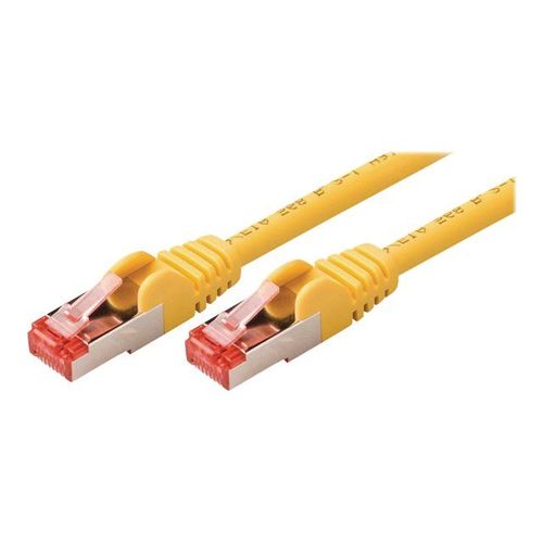Nedis - Câble réseau - RJ-45 (M) pour RJ-45 (M) - 3 m - SFTP - CAT 6 - moulé, rond - jaune
