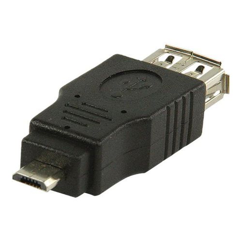 Nedis - Adaptateur USB - Micro-USB de type B (M) pour USB (F) - USB 2.0 - noir