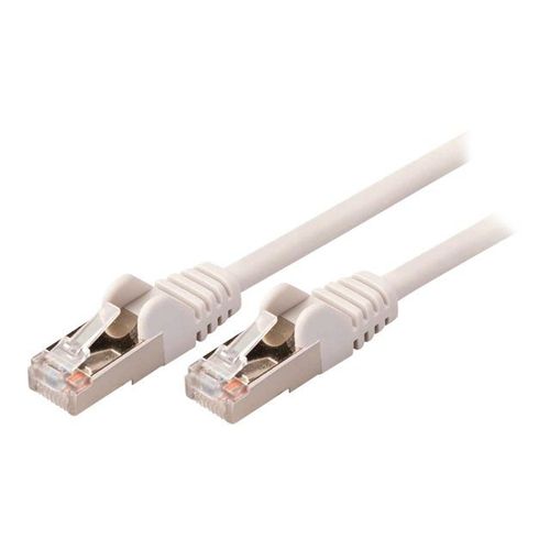 Nedis - Câble réseau - RJ-45 (M) pour RJ-45 (M) - 10 m - SF/UTP - CAT 5e - moulé, rond - gris